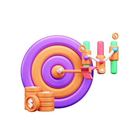 Finance Analytics  3D Icon