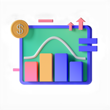 Finance Analytics 3D Icon