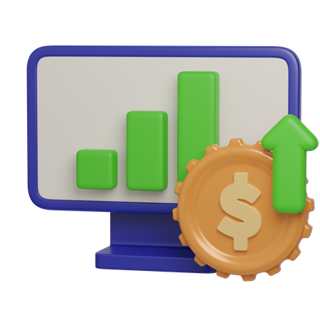 Finance And Investment  3D Icon