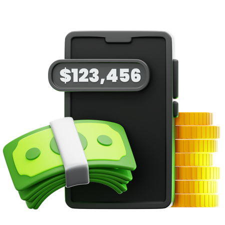 Finance App  3D Icon