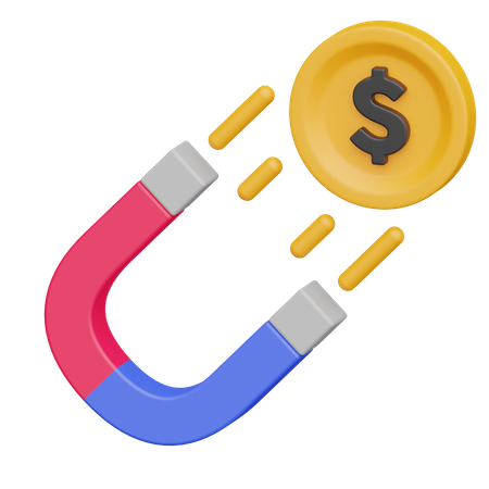 Finance Attrection  3D Icon