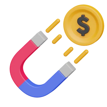 Finance Attrection  3D Icon