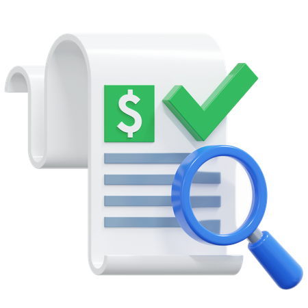 Finance Audit  3D Icon