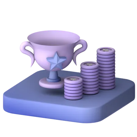 Finance Award  3D Icon