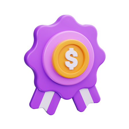 Finance Badge  3D Icon