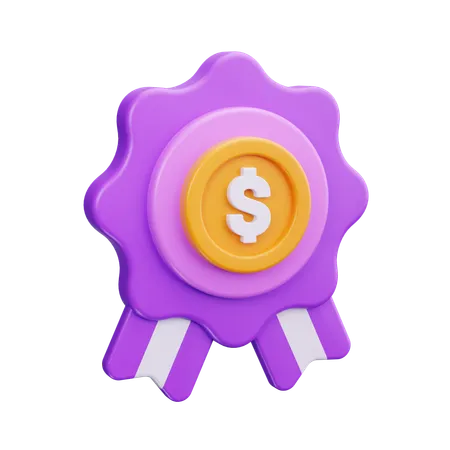 Finance Badge  3D Icon