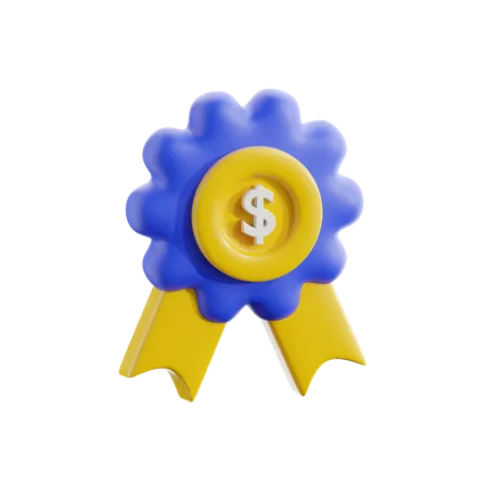 Finance Badge  3D Icon