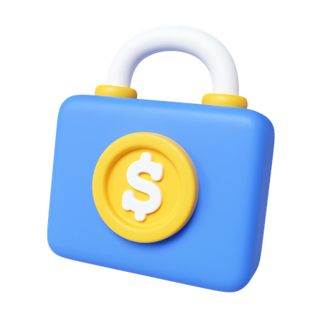 Finance Bag  3D Icon