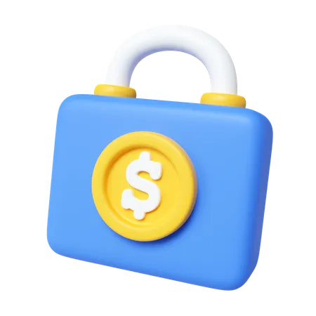 Finance Bag  3D Icon