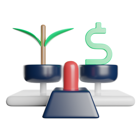 Finance Balance  3D Icon