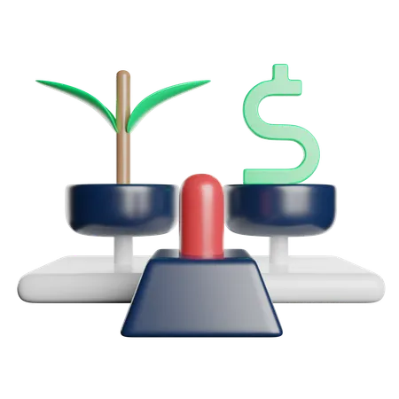 Finance Balance  3D Icon