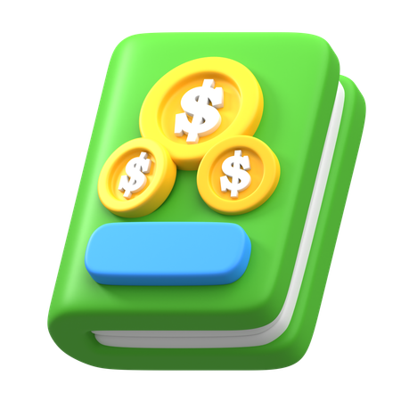 Finance Book  3D Icon