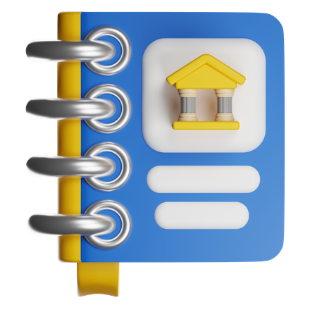 Finance Book  3D Icon