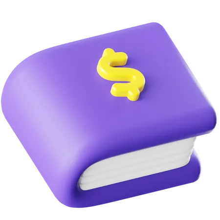 Finance Book  3D Icon