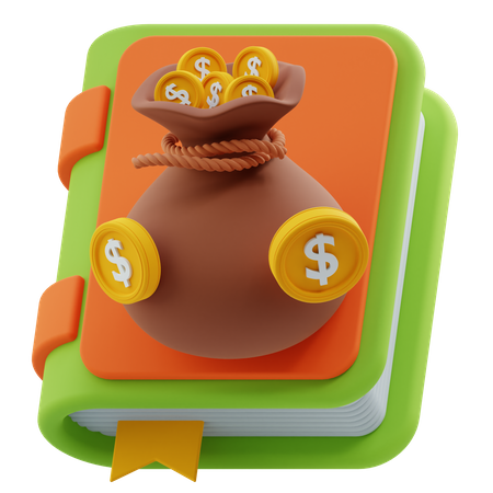 Finance Book  3D Icon