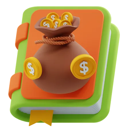 Finance Book  3D Icon