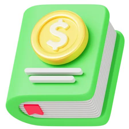 Finance Book  3D Icon