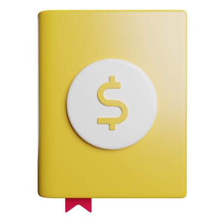 Finance Book  3D Icon