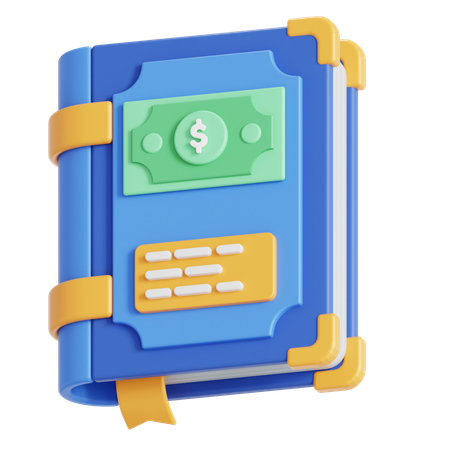 Finance book  3D Icon