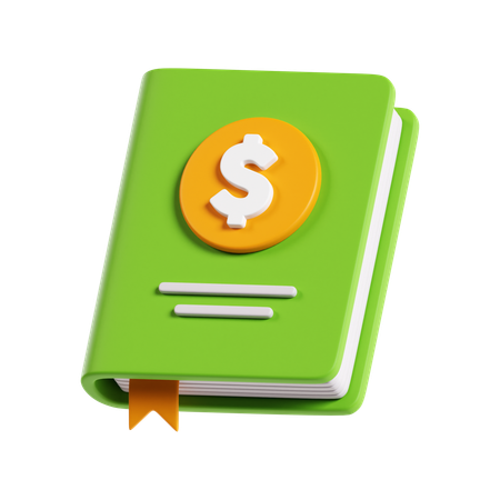 Finance Book  3D Icon