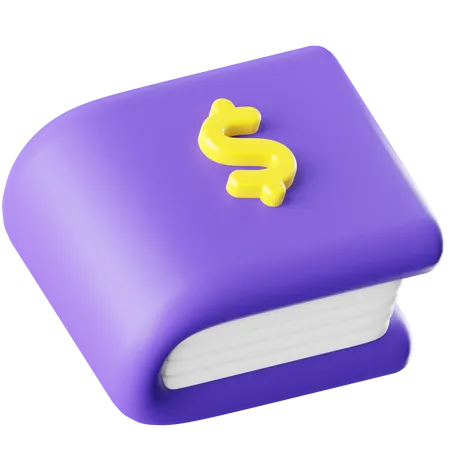 Finance Book 3D Icon