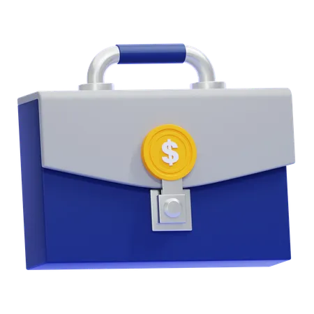 Finance Briefcase  3D Icon