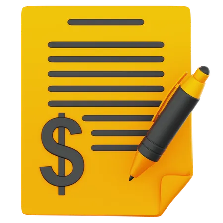 Finance Budget  3D Icon