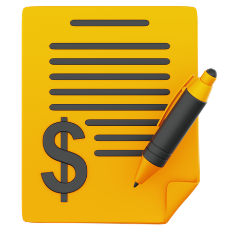 Finance Budget  3D Icon