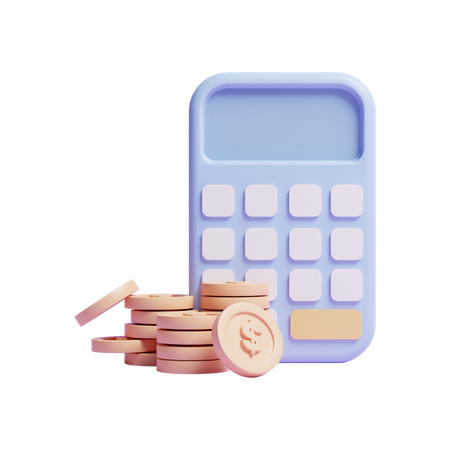 Calcul financier  3D Icon