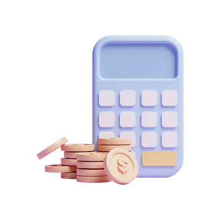 Calcul financier  3D Icon