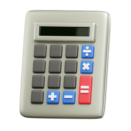 Finance Calculation  3D Icon