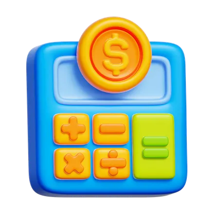 Finance Calculation  3D Icon