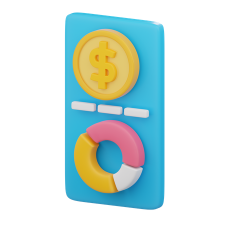 Finance Calculation  3D Icon