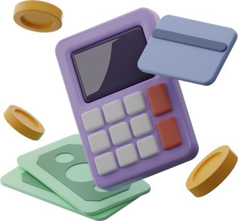 Finance Calculation  3D Illustration