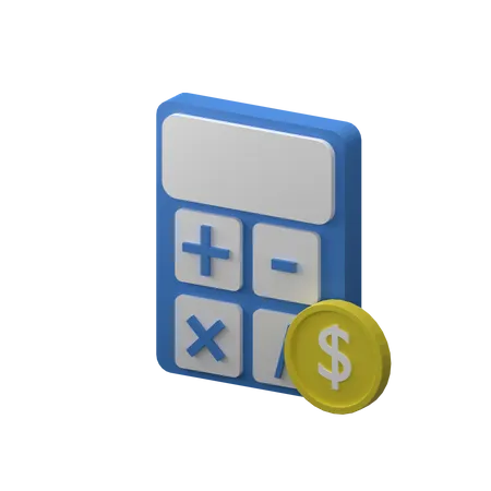 Finance Calculation  3D Icon