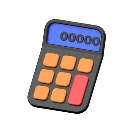Finance Calculator  3D Icon