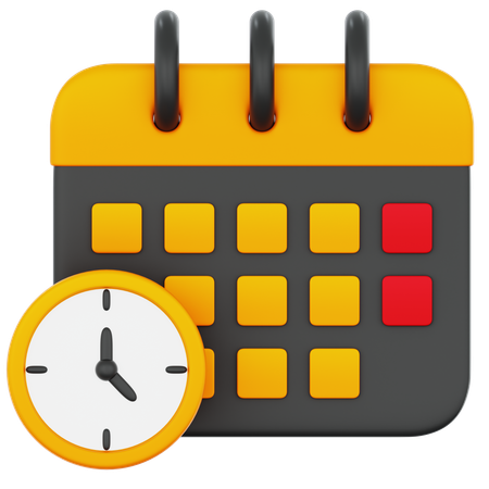 Finance Calendar  3D Icon