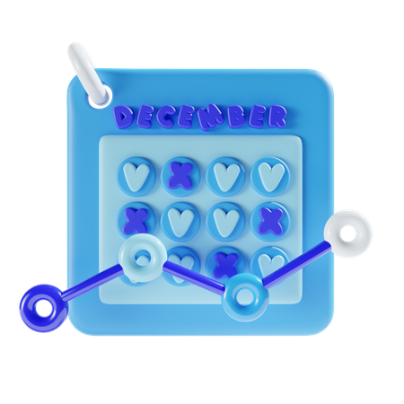 Finance Calendar  3D Icon