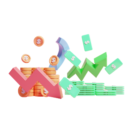 Finance Chart  3D Icon