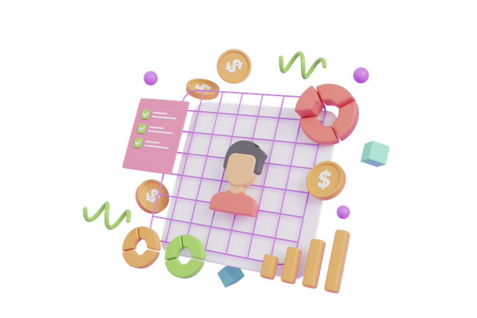 Finance consulting investment  3D Icon