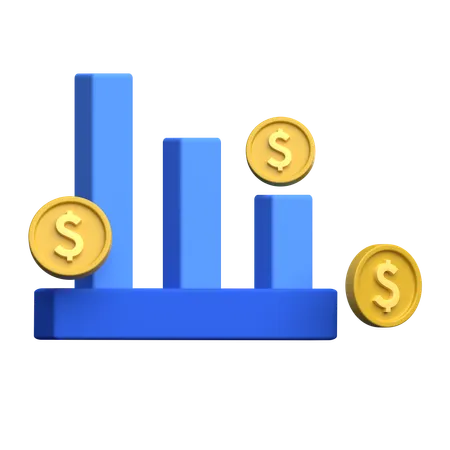 Financer la croissance  3D Icon