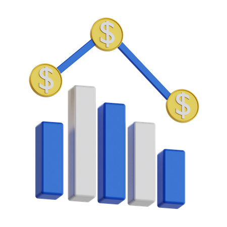 Financer la croissance  3D Icon