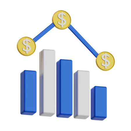 Financer la croissance  3D Icon