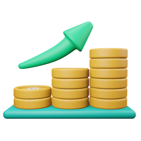 Financer la croissance  3D Illustration