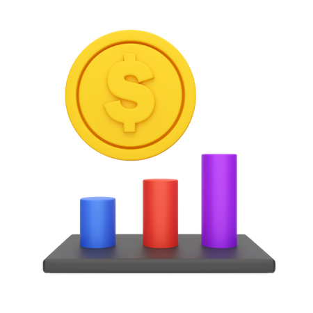 Financer la croissance  3D Illustration