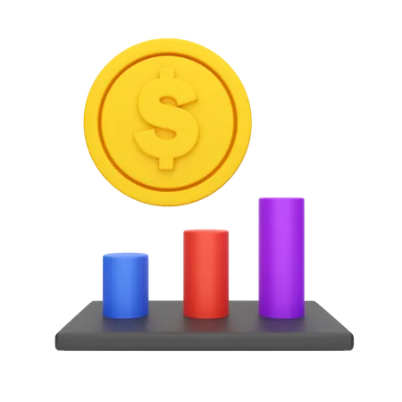 Financer la croissance  3D Illustration