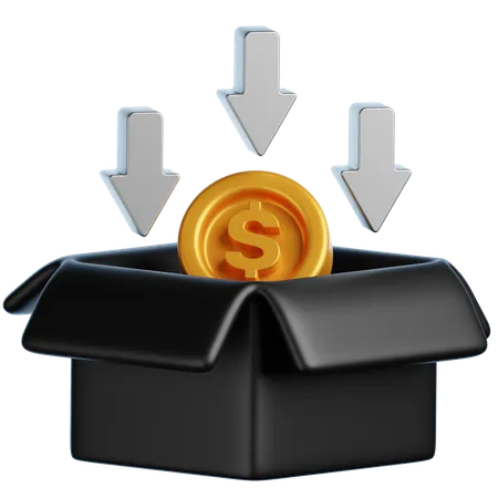 금융 크라우드펀딩  3D Icon