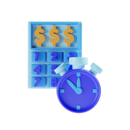 Finance Deadline  3D Icon