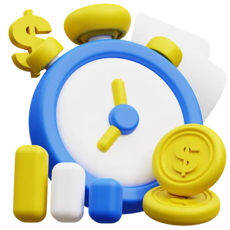 Finance Deadline  3D Icon