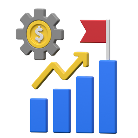 Finance development  3D Icon